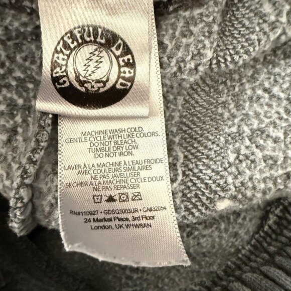 Grateful Dead Graphic Jogger Sweatpants With Dancing Bears Gray - Picture 3 of 4